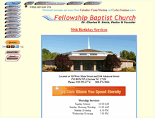 Tablet Screenshot of fellowshipbaptist.com